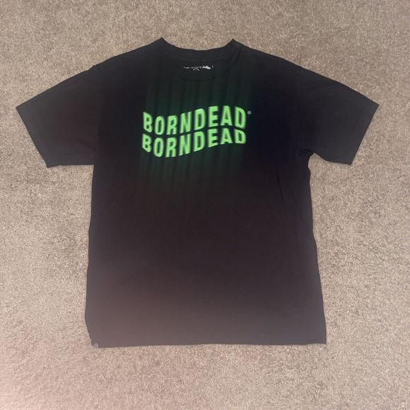 Born Dead Clothing All My Friends Are Dead T Shirt Skeleton Size Medium - Picture 2 of 5